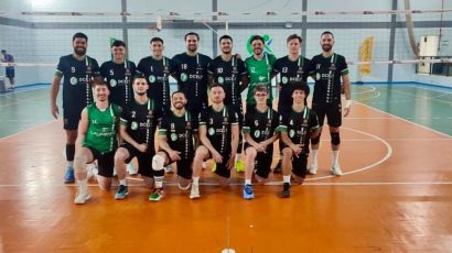 Vôlei masculino de Xanxerê vence na estreia do JASC 2025