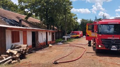 Incêndio atinge aviário no interior de Bom Jesus