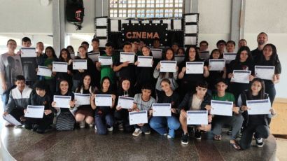 EMEB Janete Cassol celebra medalhistas da 28ª Olimpíada Brasileira de Astronomia e Astronáutica