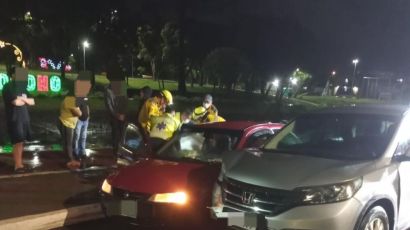 Colisão entre três veículos deixa feridos no Centro de Xanxerê