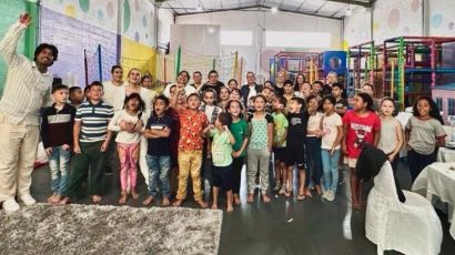 Crianças do SCFV Jovem Cidadão participam de ação solidária