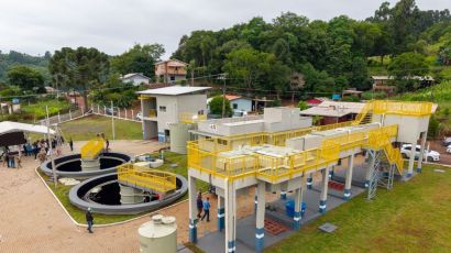 Xaxim inaugura ETE e reservatório com R$ 26,7 milhões em obras