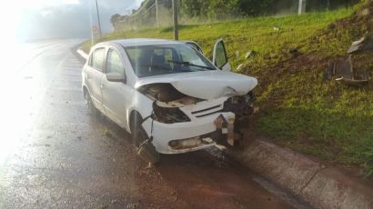 Acidente na BR-282 envolve dois veículos em Xanxerê