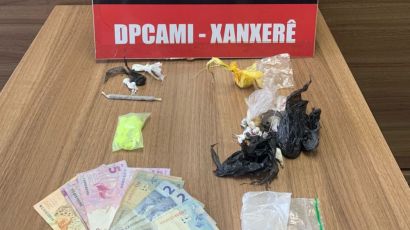 Casal é preso e adolescentes são apreendidos por tráfico de drogas em Xanxerê