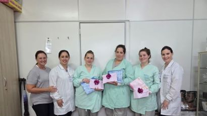 Mães da UTI Neonatal do HRSP participam de oficina de artesanato
