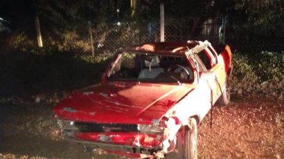 Homem fica gravemente ferido após capotamento de veículo em Xanxerê