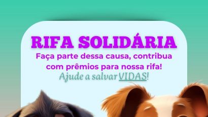 Grupo Bem-Estar Animal arrecada prêmios para realização de Rifa Solidária 