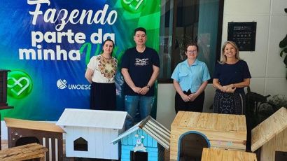 Curso de Arquitetura e Urbanismo da Unoesc Xanxerê constrói abrigos sustentáveis para cães