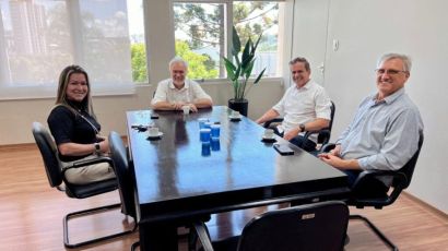 Acix e Conselho Superior visitam prefeito para tratar do cenário empresarial de Xanxerê