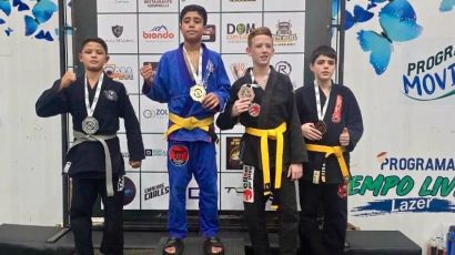 Atletas xanxerenses conquistam excelentes resultados no primeiro evento de Jiu-Jitsu do ano