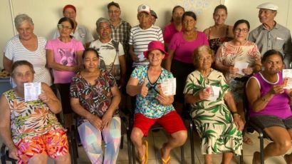 SCFV para idosos retorna às atividades com momento de confraternização entre os participantes