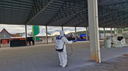 Ação preventiva contra mosquito da dengue é realizada no Parque da ExpoFemi 2026