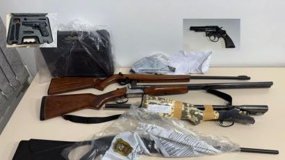 Polícia Civil apreende diversas armas e munições em São Domingos