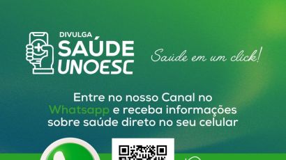 Saúde participa de projeto em parceria com a Unoesc para divulgação de materiais educativos