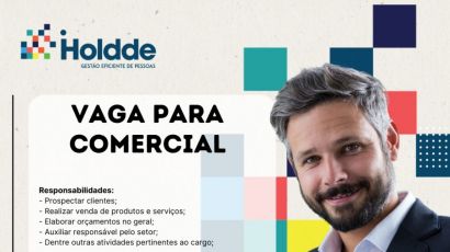 VAGA PARA COMERCIAL