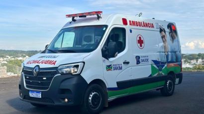 Nova ambulância reforça atendimento da saúde em Xaxim