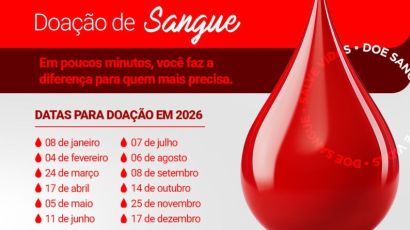 Secretaria de Saúde de Xanxerê abre agendamento para doação de sangue em março