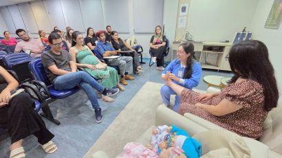 HRSP promove Curso de Gestantes com orientações práticas para futuros pais