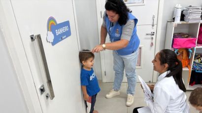 Programa Saúde na Escola realiza avaliação de alunos do Cemei Cantinho Feliz