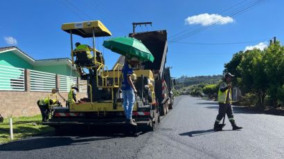 Xanxerê irá asfaltar 15 novos trechos do município nos próximos meses