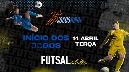 Jogos da Amai 2026 iniciam nesta terça-feira com o futsal adulto