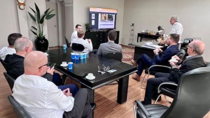 Prefeito de Xanxerê recebe representantes da BTA e da norte-americana Optum Immunity