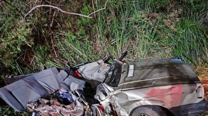 Colisão entre carro e caminhão deixa dois mortos na BR-282 em Ponte Serrada