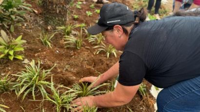 Xaxim realiza curso de jardinagem na comunidade de Vila Tigre
