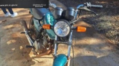 Polícia Militar recupera motocicleta furtada e prende autor em Xanxerê