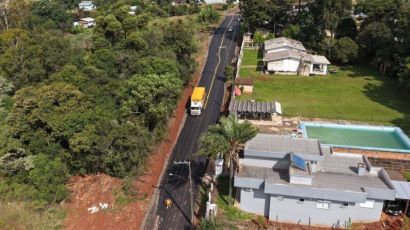Xanxerê reforça sinalização viária com pinturas em diversas ruas do município