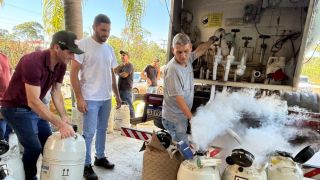 Xaxim entrega 950 litros de nitrogênio a produtores