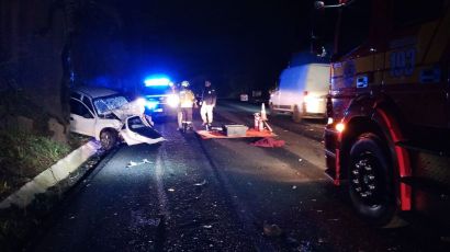 Homem fica preso às ferragens após colisão frontal na BR-282 em Xanxerê