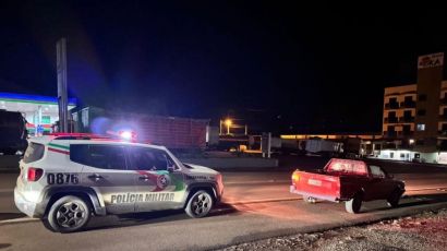 Polícia Militar recupera veículo furtado e prende homem em Ipuaçu