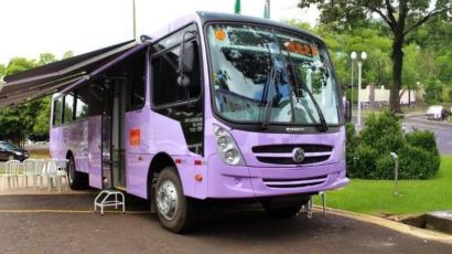 Xanxerê recebe Ônibus Lilás como iniciativa no combate à violência contra a mulher