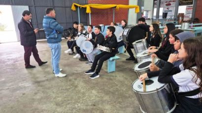 Secretaria acompanha projetos culturais e ensaios da Banda de Percussão Municipal