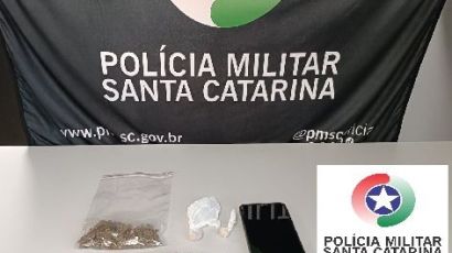 Homem é preso por tráfico de drogas no bairro Vila União em Xanxerê