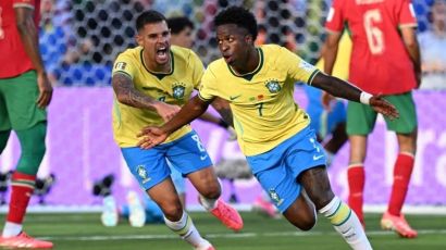 Vini Jr salva e Brasil empata com Marrocos em estreia na Copa