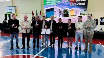 Assinada ordem de serviço para início da construção de 43 moradias pelo Programa Casa Catarina
