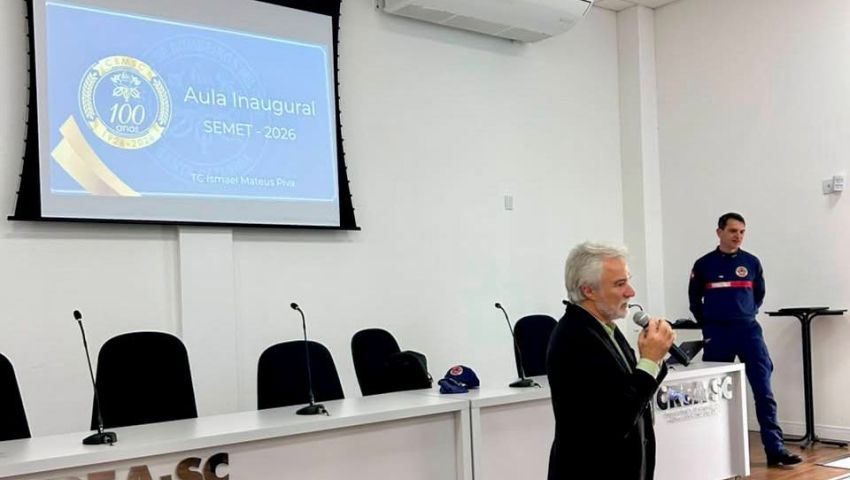 Martarello participa da aula inaugural do Curso de Formação de Bombeiros Temporários