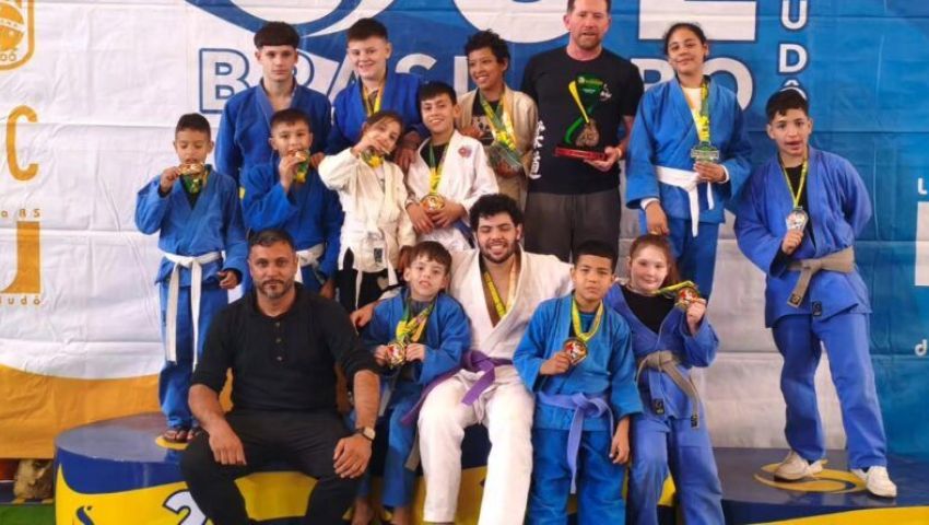 São Domingos conquista 3º lugar geral no Sul-Brasileiro de Judô