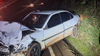 Motorista embriagado provoca colisão e deixa jovem gravemente ferida em Lajeado Grande
