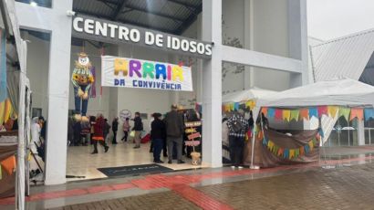 Arraiá da Convivência reúne idosos e participantes dos CRAS em Xaxim