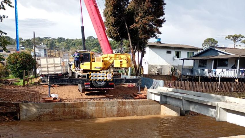 Ponte Serrada recebe nova ponte de 11 metros e melhora a segurança da comunidade