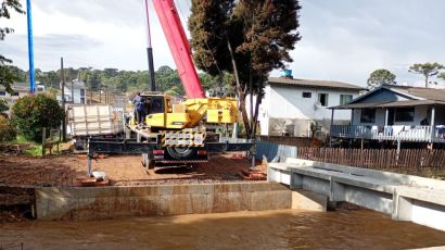 Ponte Serrada recebe nova ponte de 11 metros e melhora a segurança da comunidade