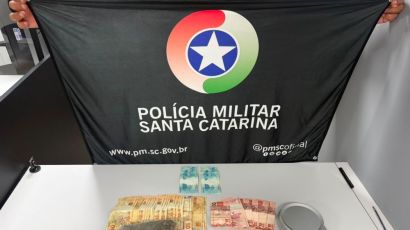 Homem é preso por tráfico de drogas após abordagem em Xaxim
