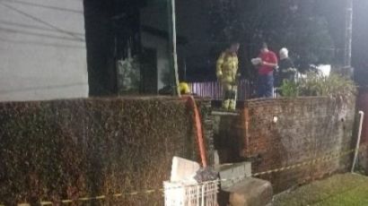 Incêndio criminoso é registrado em residência durante a madrugada em Xaxim