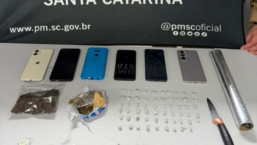 Quatro pessoas são presas por tráfico de drogas durante operação em Xanxerê