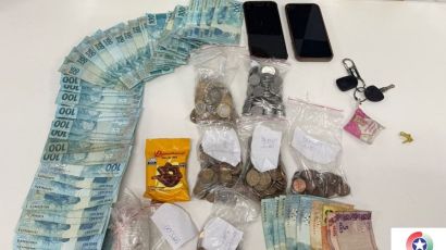 Casal é preso em Ponte Serrada com dinheiro e objetos furtados em Chapecó