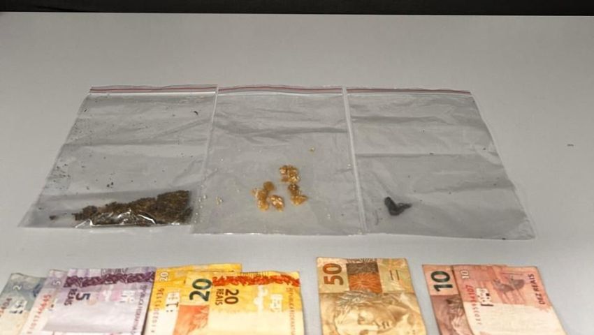 Polícia Militar apreende drogas e dinheiro durante ação contra o tráfico em Xanxerê