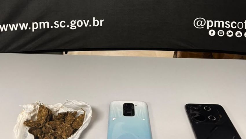 Homem é preso e adolescente apreendido por tráfico de drogas em Xanxerê